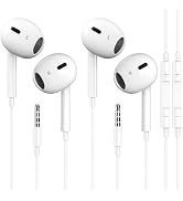 Docutca 2 Pack Wired Earbuds/Wired Headphones with 3.5mm Jack Earphones[MFi Certified] with Micro...