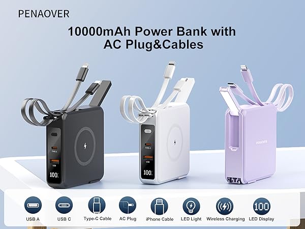 penaover 10000mah power bank