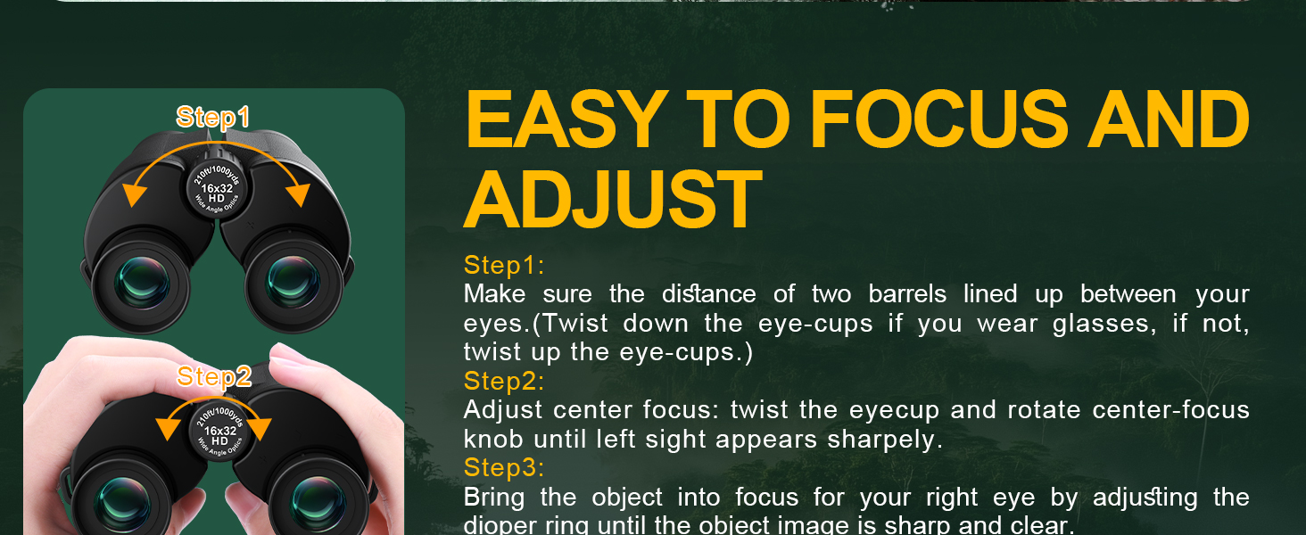 easy focus binoculars