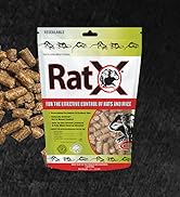 EcoClear Products 620100-6D RatX All-Natural Non-Toxic Humane Rat and Mouse Rodenticide Pellets, ...