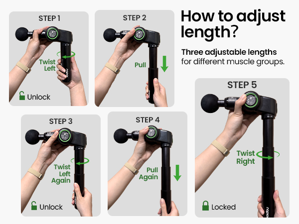Foldable Massage Gun