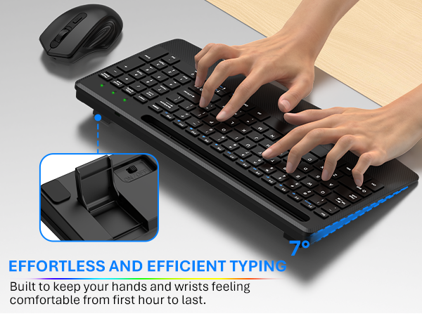 ergonomic keyboard and mouse combo