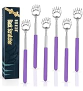 6 Pack Back Scratcher Fathers Day Dad Gifts, White Elephant Gifts for Adults, Stocking Stuffers f...