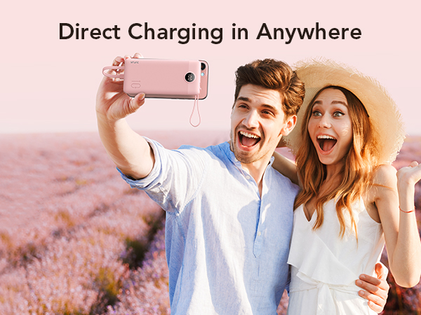 a couple taking a picture of a lavender field