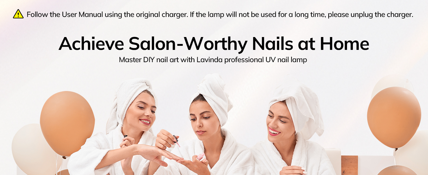 master diy nail art with lavinda uv led nail lamp