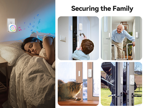 Wireless Door Chime Sensor Alarm