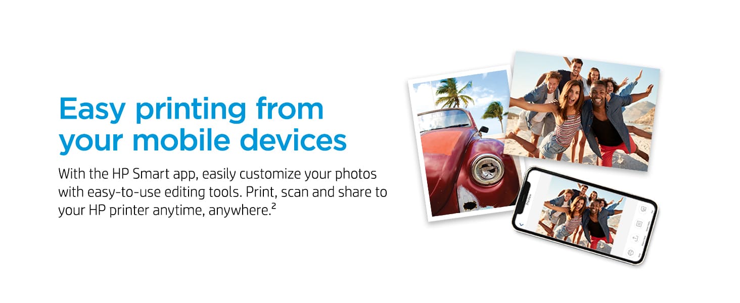 hp smart app mobile printing photo editing