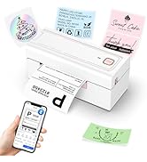 Hoorola Bluetooth Thermal Label Printer, Wireless 4x6 Shipping Label Printer for Small Business, ...