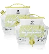 Alocs 2025 Upgrade Emergency Water Storage Bag, BPA-Free Collapsible Water Bottles Bag, 2.1 Gallo...
