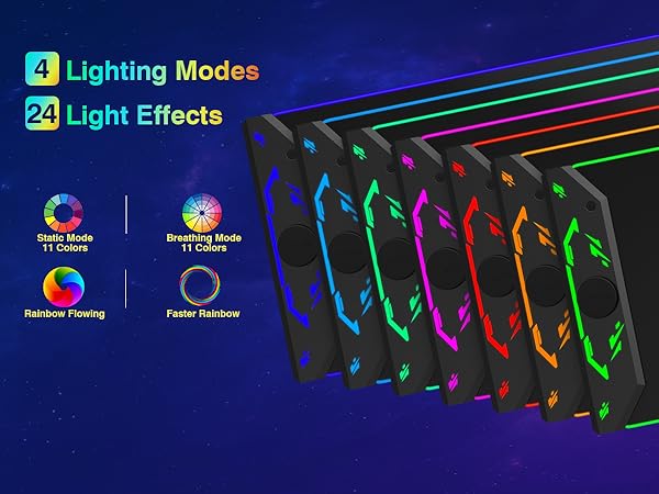 Gaming mouse pad RGB mousepad wireless charging