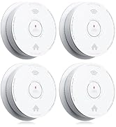 SITERWELL Smoke Detector Carbon Monoxide Detector Combo 10 Year Battery, Meets UL217-9th Standard...
