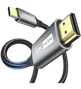 UANTIN USB C to HDMI 2.1 Cable (8K@60Hz,4K@144Hz,2K@240Hz) 6Ft Type C to HDMI 8K Cord Support HDC...