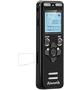 16GB Digital Voice Recorder Voice Activated Recorder for Lectures Meetings - aiworth 1160 Hours S...