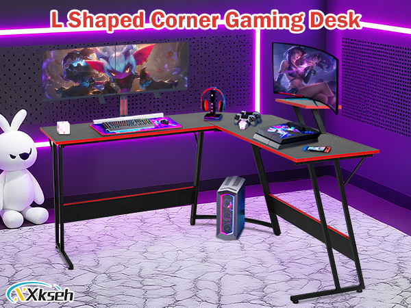 L Shaped Gaming Desk
