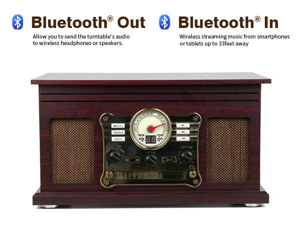 bluetooth record player