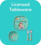 NUK Ms Rachel Tableware Set, Toddler Plate and Bowl, and Toddle Utensils - Fork and Spoon, Kids D...