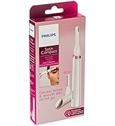 Philips SatinCompact Women's Precision Trimmer, Instant Hair Removal for Face &amp; Eyebrows, Fine Bo...