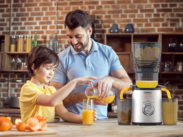 cold press juicer for dads and children