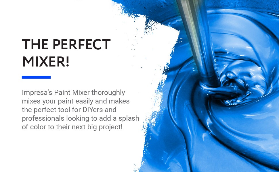 Paint mixer attachment for drills