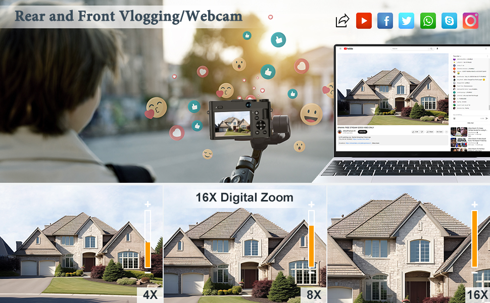 vlogging camera for video