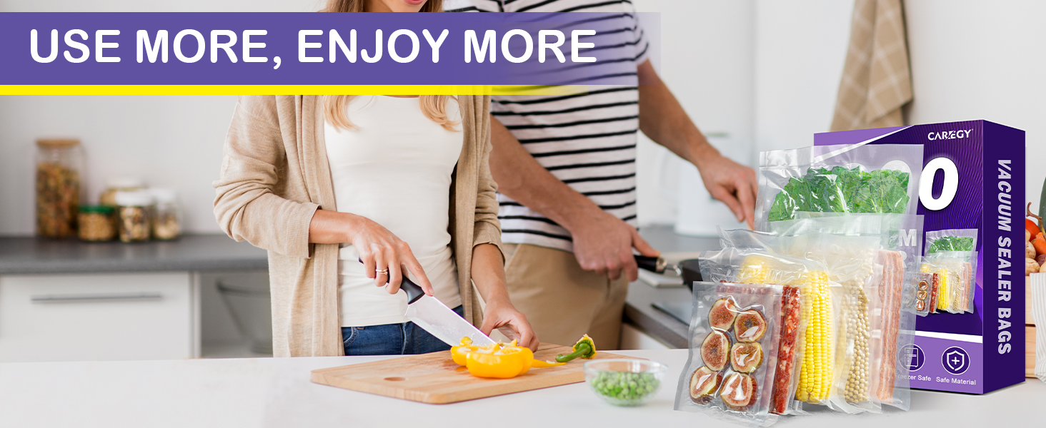  Vacuum Sealer Bags for Food Storage