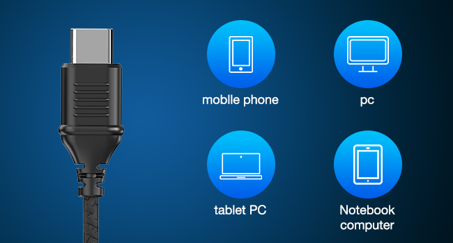 usb c headphones wired adult