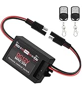 CHAOSEND DC12V 1CH 30A with 14 AWG SAE Interface Wireless Remote Control Switch, Receiver and Tra...