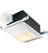 Broan-NuTone 696 Ceiling Exhaust Light for Bathroom and Home, 100-Watts, 100 Ventilation Fan, 4" ...