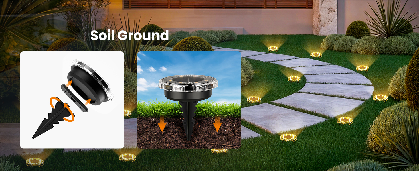 solar ground lights