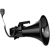 My Mealivos75W 2000 Professional Yard Sound Range Heavy PA Bullhorn Megaphone Speaker, Adjustable...