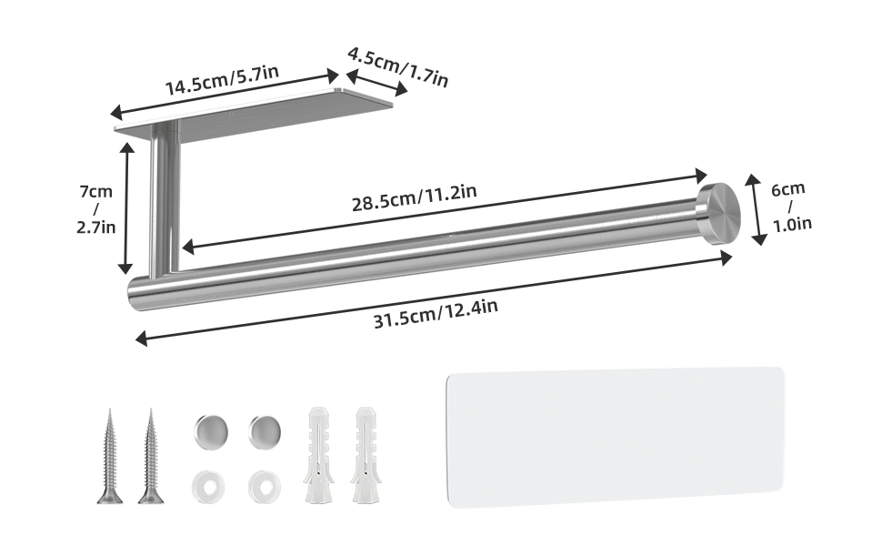 paper towel rack dispenser