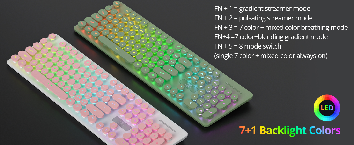 typewriter keyboard wireless