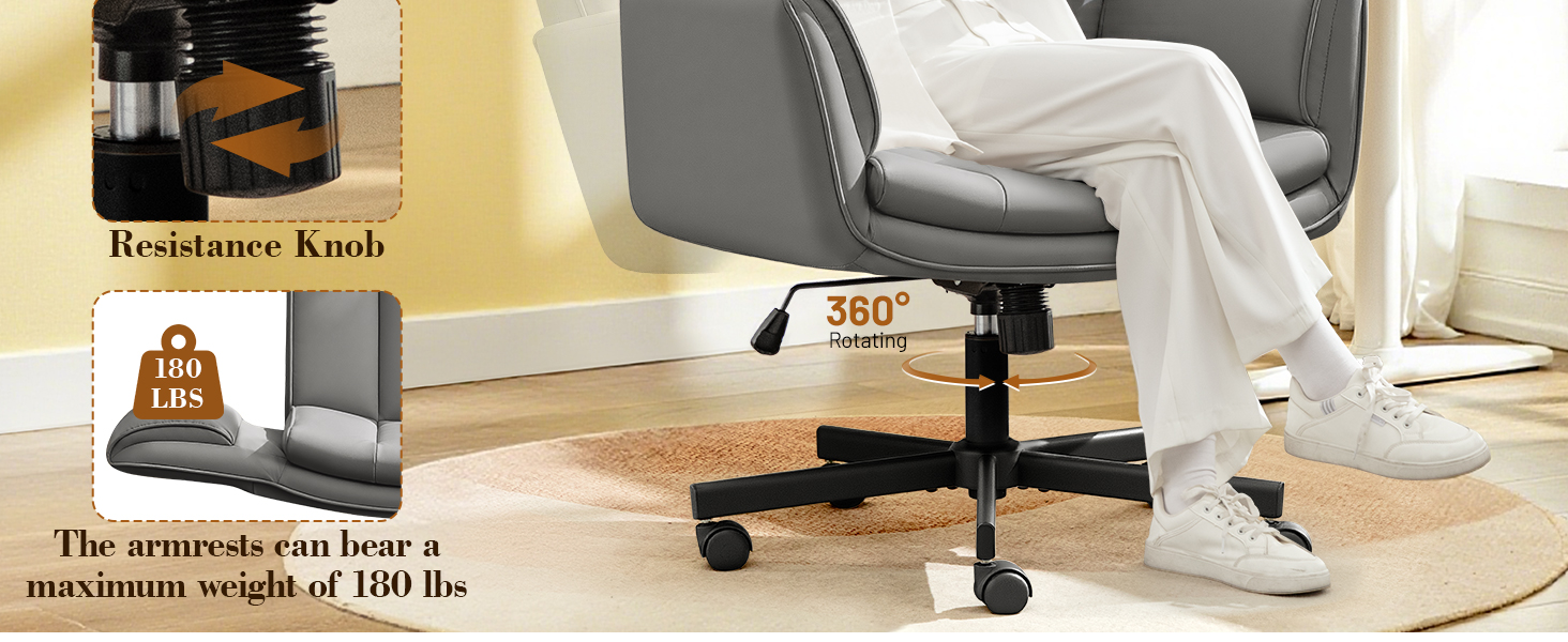 Wide Vanity Chair