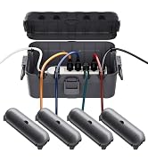 RESTMO 5-Piece Outdoor Waterproof Electrical Box Set – 12.5" x 8.5" x 5" Large &amp; 7.1" x 2.3" x 2....