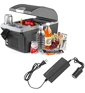 Wagan Electric Cooler &amp; Warme 14 Liter Cooler 12V DC Portable Thermoelectric Fridge 110V AC Home ...