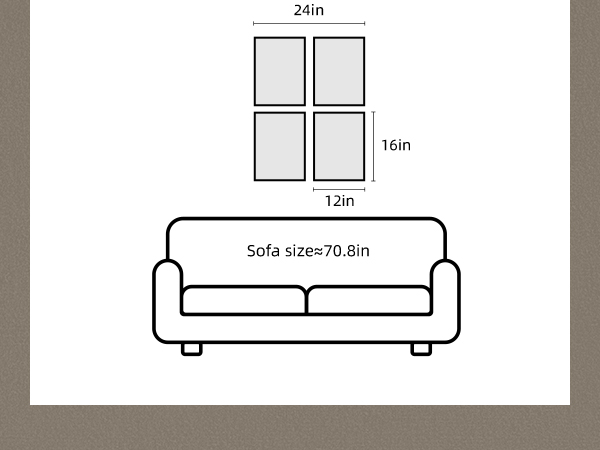Suitable size for various scenes