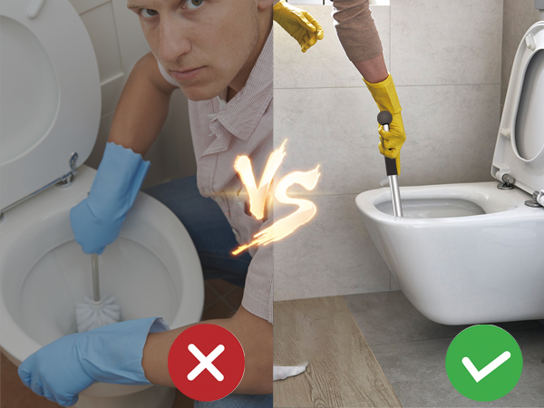 long handle toilet pumice stone for hard water stain remover