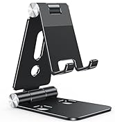 OMOTON Foldable Cell Phone Stand, C4 Portable Aluminum Phone Holder, Adjustable Phone Dock Cradle...