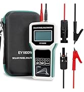1800W Solar Panel Multimeter Tester, MPPT Photovoltaic Power Meter with LCD Backlight, Auto/Manua...