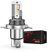 Nilight 20035H NIXMEN H4/HS1 Automotive LED Bulb CSP Chips 6000K Cool White 9003 HB2 Hi/Lo Beam F...