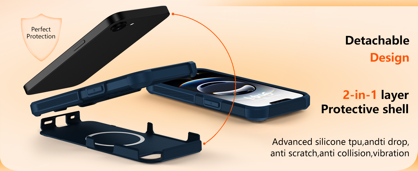 Military Grade Drop Protection Case for iPhone 16e / 17e