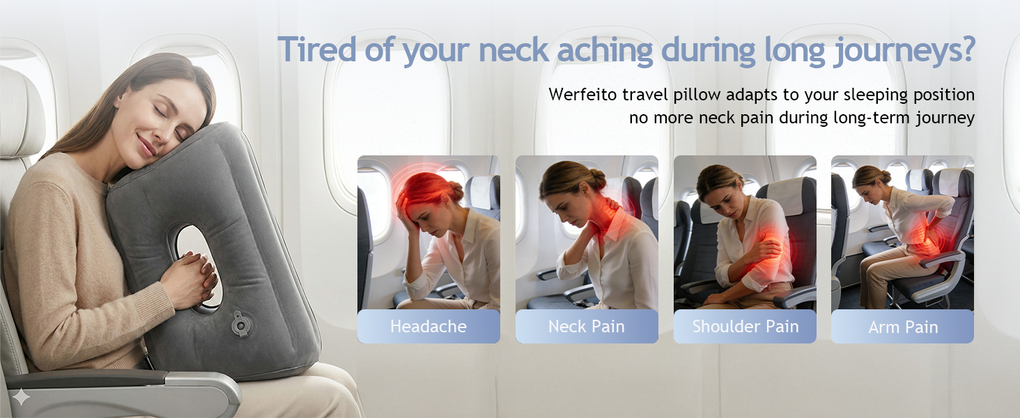 inflatable travel pillow