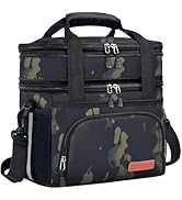 JOINGO Lunch Box For Men/Women,Large Double-layer Insulated Expandable Reusable Leakproof Cooler ...