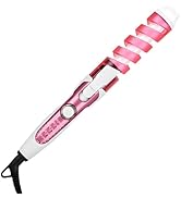 Tarjenle Electric Hair Curling Wand, Spiral Hair Curler with Rapid Heat-up, Negative Ion Technolo...