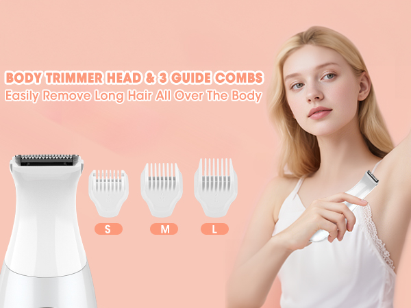 BODY TRIMMER HEAD &amp; 3 GUIDE COMBS