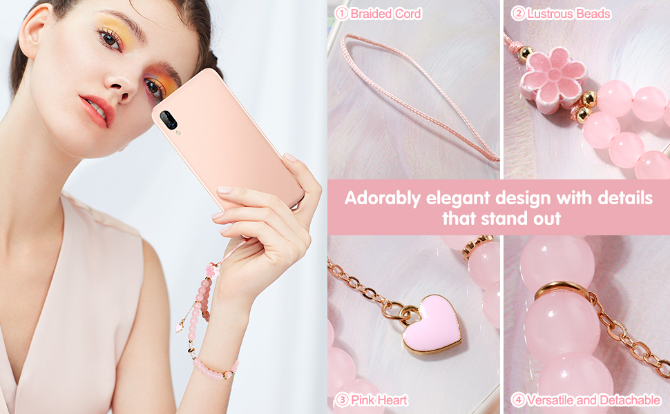 phone charm wrist strap