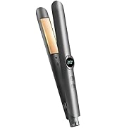 Cordless Hair Straighteners, 2 in 1 Portable Ceramic Hair Straightener and Curler, Negative Ions ...