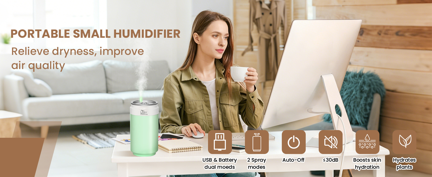 Portable small humidifier