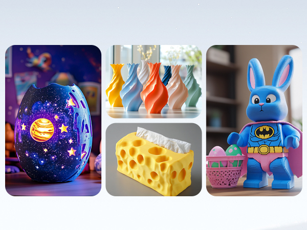 SUNLU 3D Printer Filament Bundle, 1kg Refill Filament