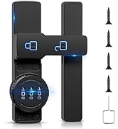 Barn Door Lock,Flip Latch with Combination,180-Degree Sliding &amp; Swinging Door Lock with Cabinet 3...